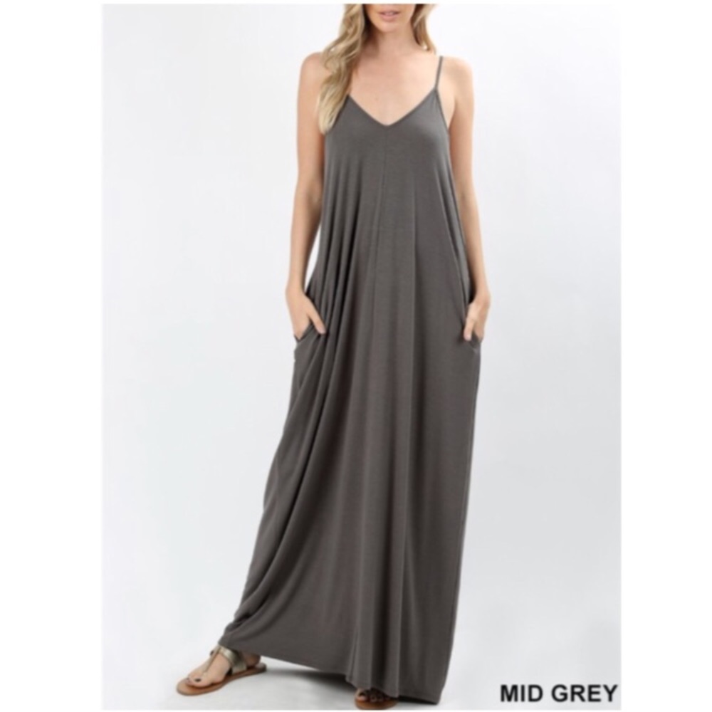 New! Oversized Cocoon Maxi Dress